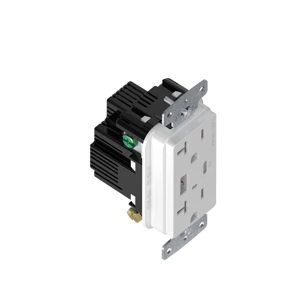 Product image for HWDK USB8300ACPDW RCPT HG DUP 20A 1