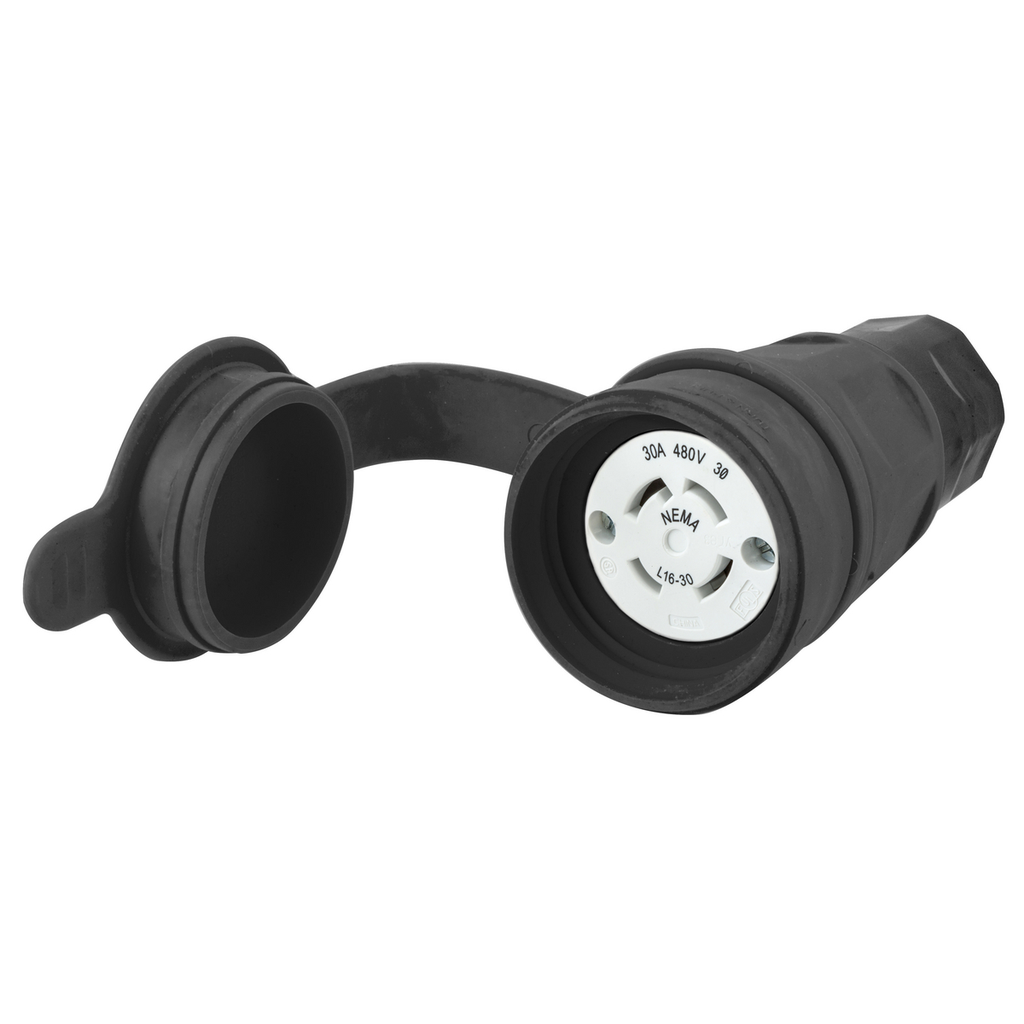 Product image for HCI HBL29W76BK CONN, W/TIGHT, 3P 30