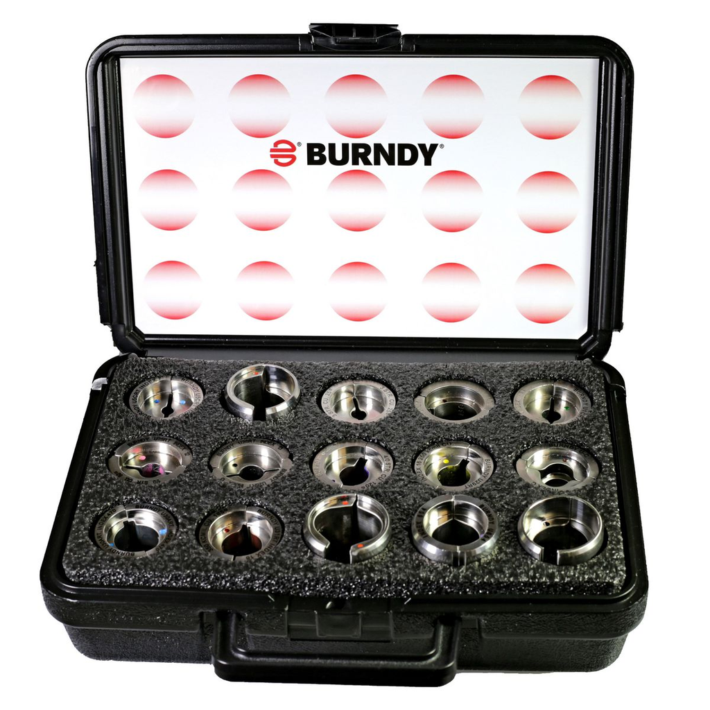 Product image for Burndy CASEUDIES15 Plastic Case, holds 15 sets of U-Dies