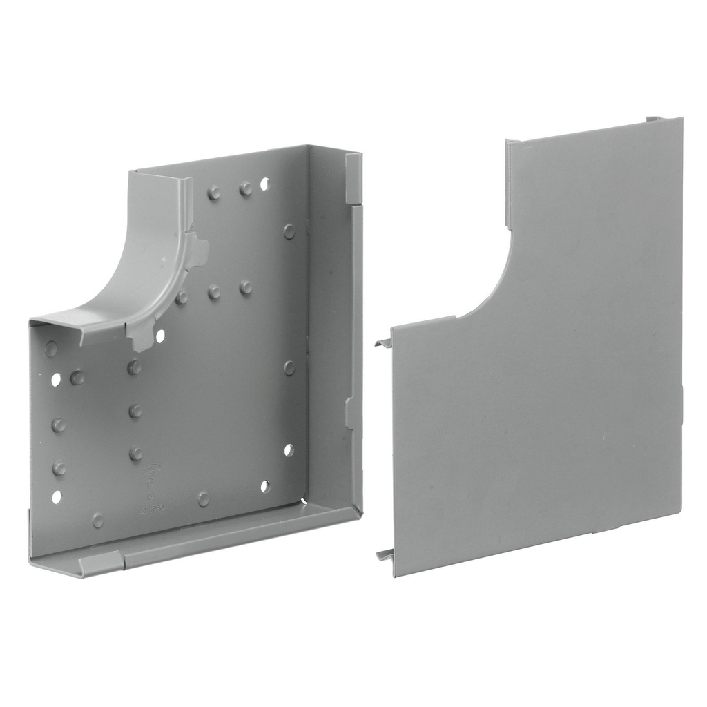 Product image for Hubbell HBL4711GY Raceway, L/R FLAT EL, HBL4750 SER, GY