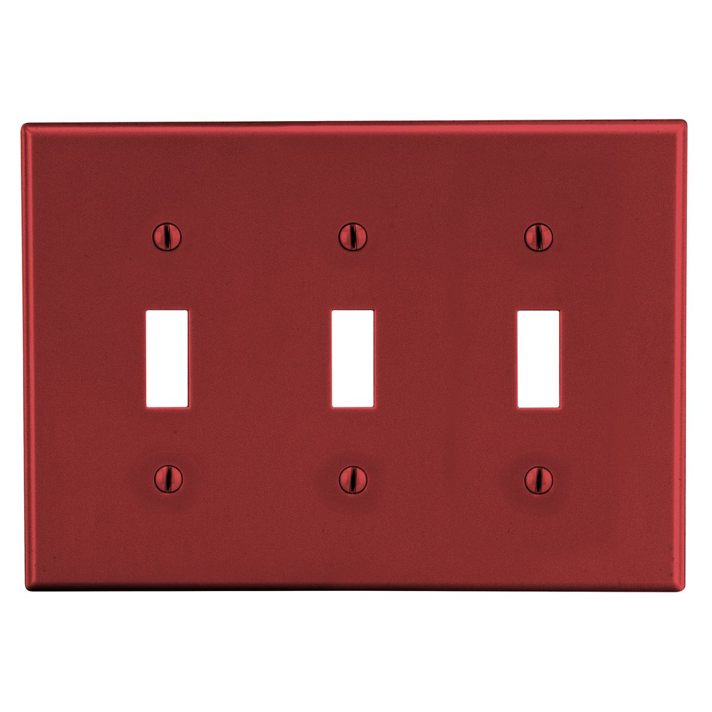 Product image for HWDK PJ3R WALLPLATE, M-SIZE, 3-G, 3