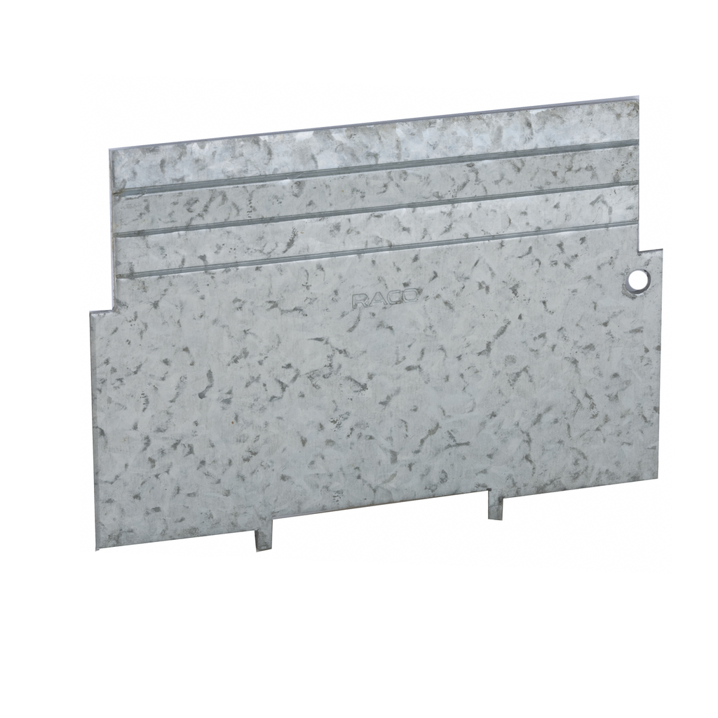 Product image for RACO 706RAC 4 x 4 x 1-1/2 Inch Pre-Galvanized Steel Square Box Low Voltage Partition