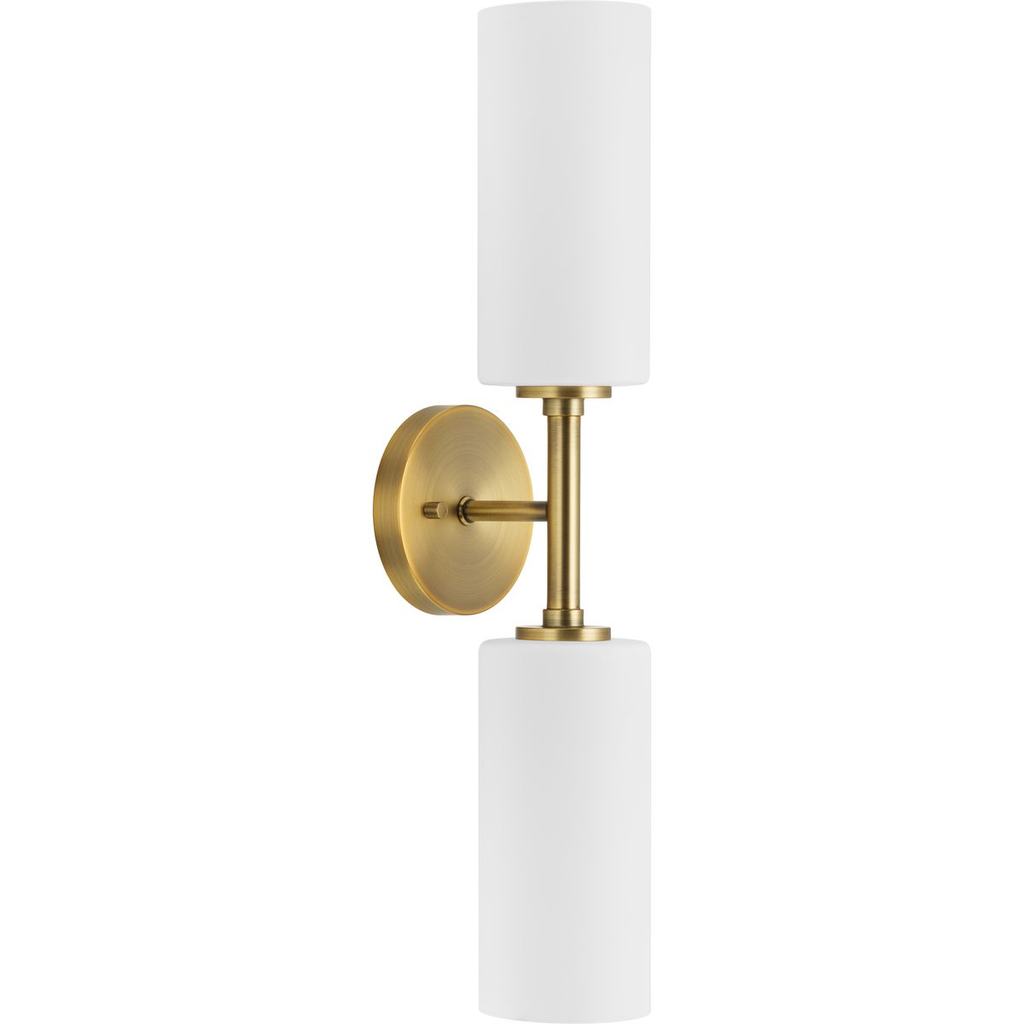 Product image for Progress P710116-163 Cofield Collection Two-Light Vintage Brass Transitional Wall Bracket