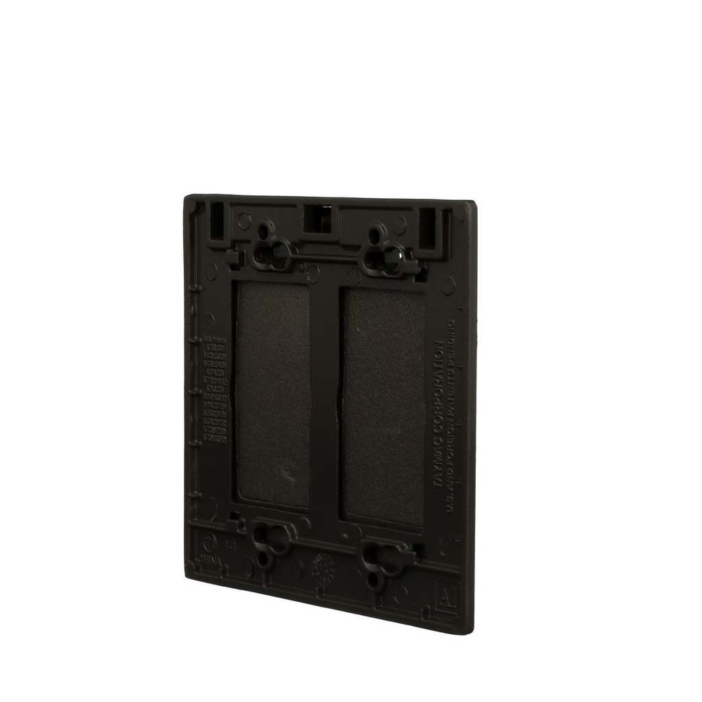 Product image for Bell MX2050Z 2-Gang Flip Weatherproof Cover, Vertical/Horizontal, 2-Device, 25-in-1, Bronze