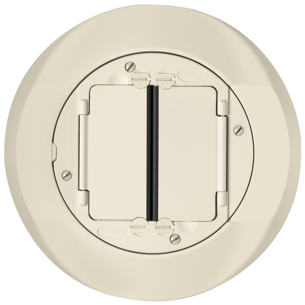 Product image for Hubbell S1CFCIFRPT, CARPET FLNG. SYSTEM 1, IVORY