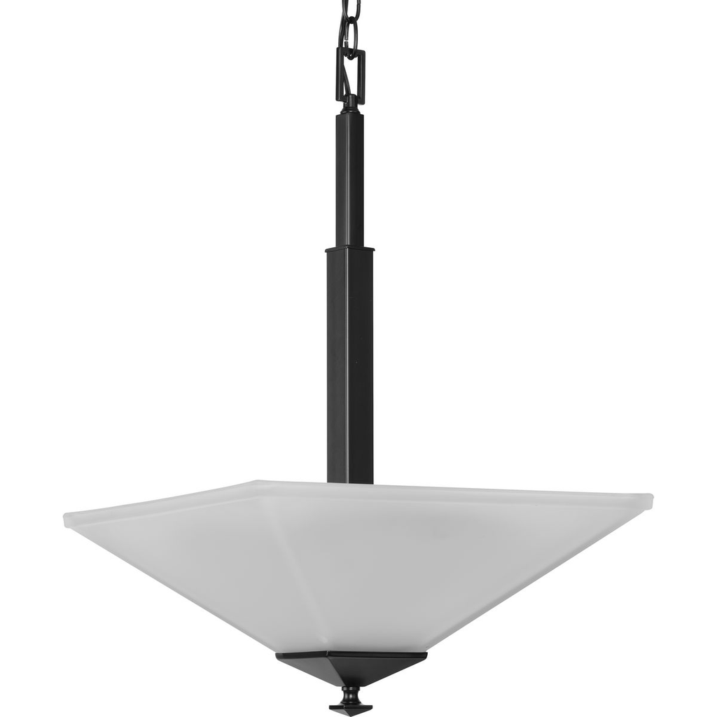 Product image for PROG P500126-31M 2-100W MED PENDANT MATT BLACK