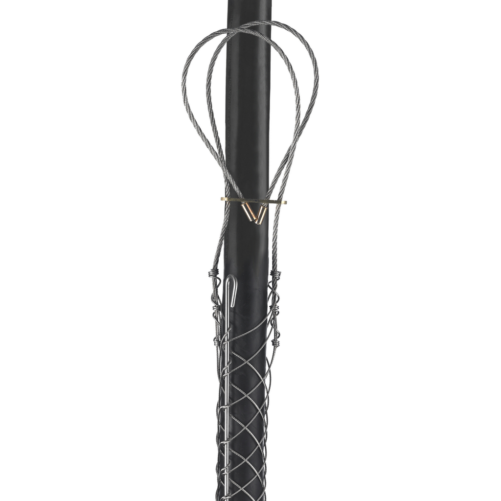 Product image for Hubbell / Kellems 02203070 Support Grip, Universal Eye, Split Mesh, Rod Closing, Tin-Coated Bronze, 1.50-1.74"