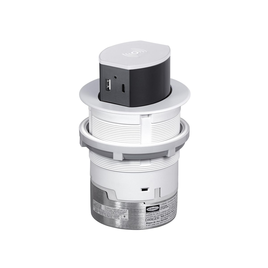 Product image for HWDK RCT620W 20A TRI PWR POP UP SUR