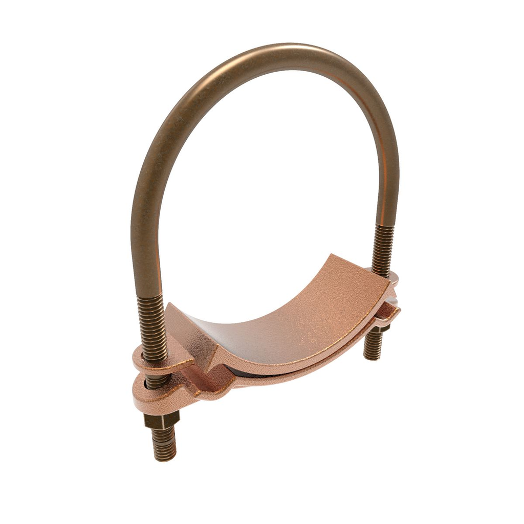 Product image for Burndy GD2226 Mechanical Grounding Connector, 2 Parallel Cables to Rod or Pipe, 4 AWG ( Sol) - 2/0 AWG (Str), 4" to 4-1/2" Rod, 4" Pipe