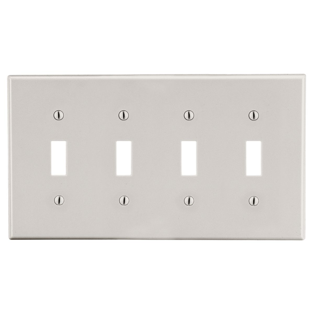 Product image for HWDK P4LA WALLPLATE, 4-G, 4) TOG, L