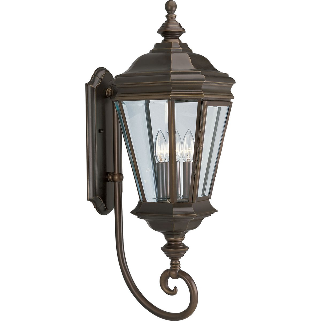 Product image for Progress P5672-108 Crawford Collection Three-Light Wall Lantern
