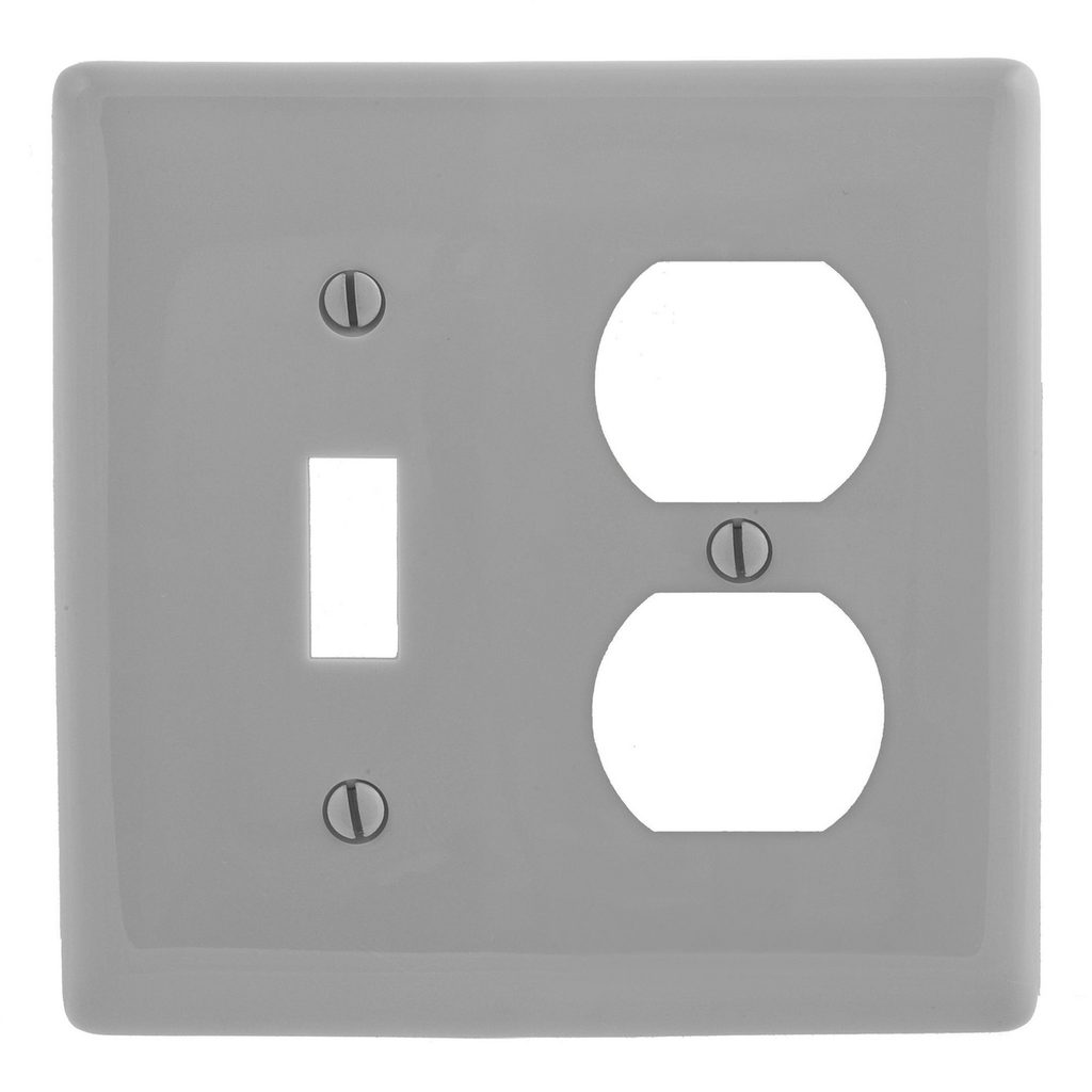 Product image for HWDK NPJ18GY WALLPLATE, M-SIZE 2-G,