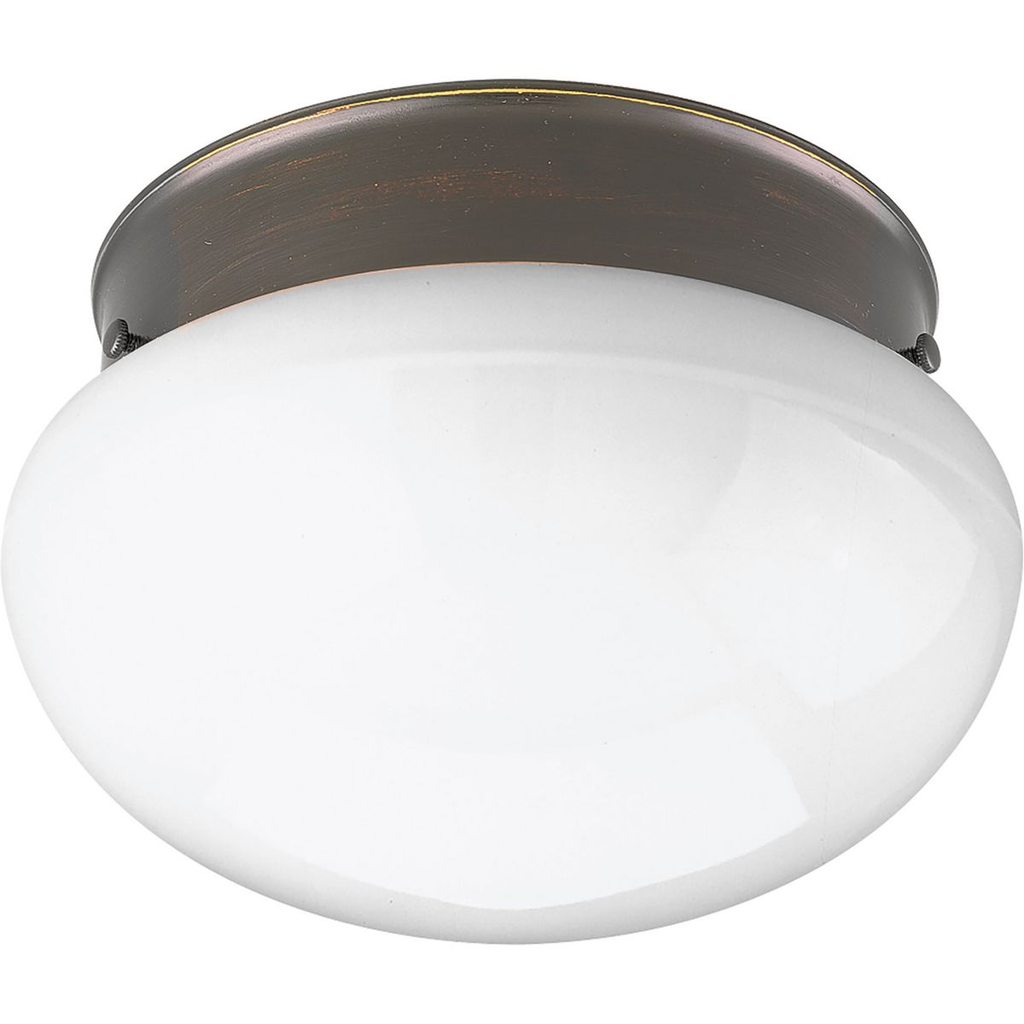 Product image for Progress P3408-20 One-Light 7-1/2" Close-to-Ceiling