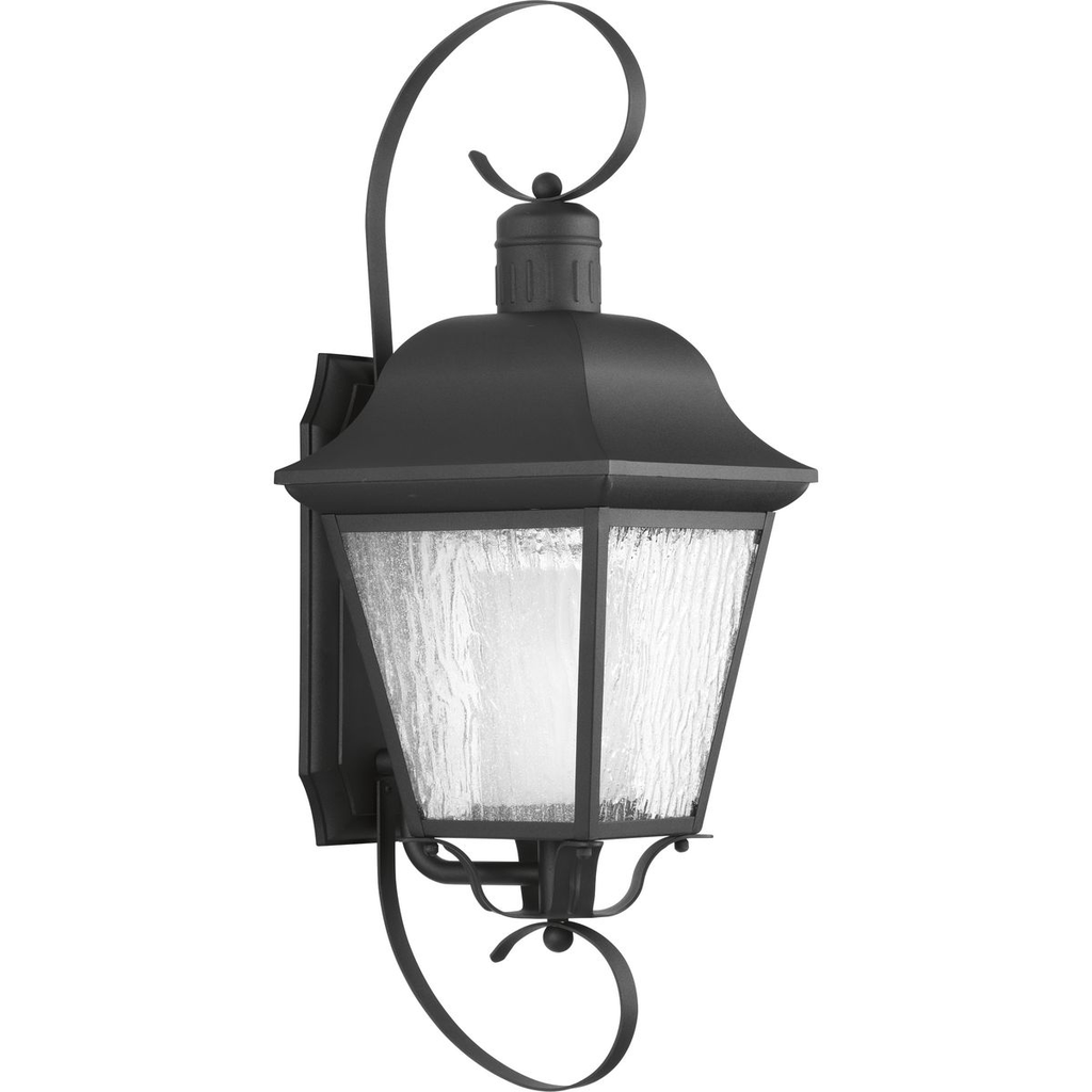 Product image for Progress P6621-31MD Andover Collection Black One-Light Large Wall Lantern
