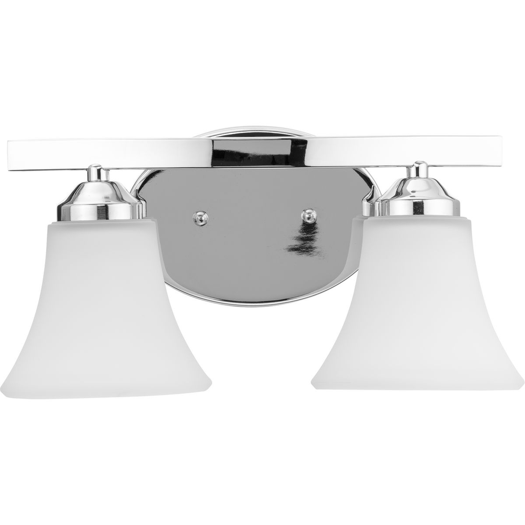 Two-Light Chrome Bath Light