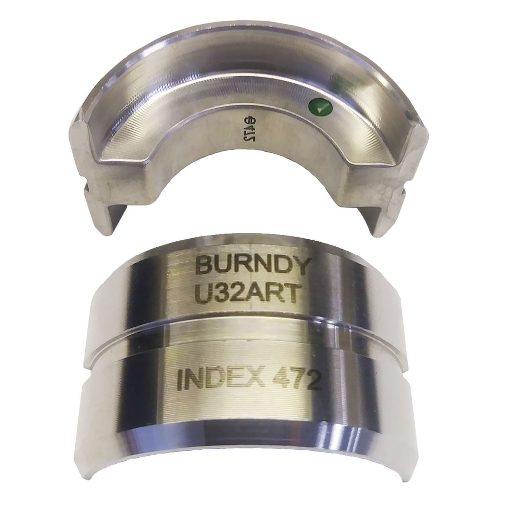 Product image for Burndy U32ART Stainless Steel U Die, Index 472