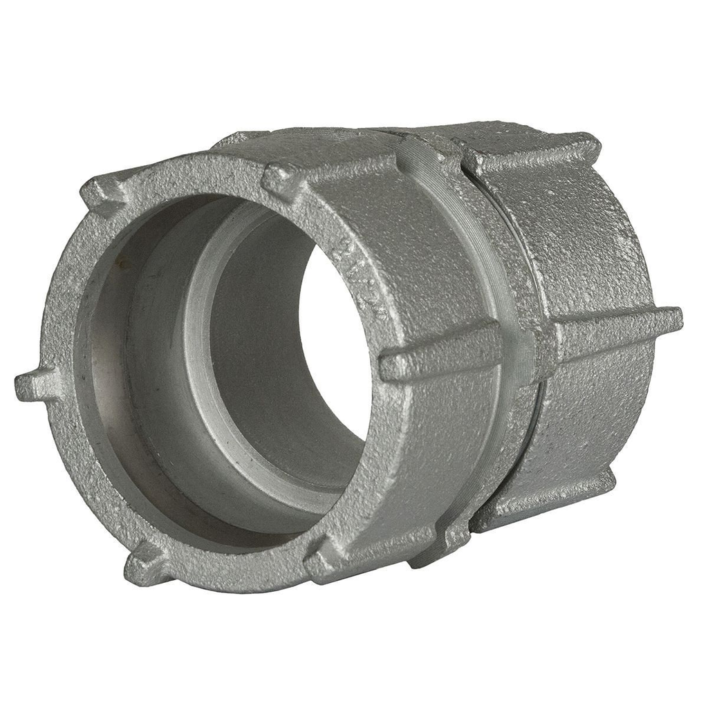 Product image for Raco 1830 2-1/2" Rigid/IMC Compression Coupling, Steel/Malleable - Uninsulated