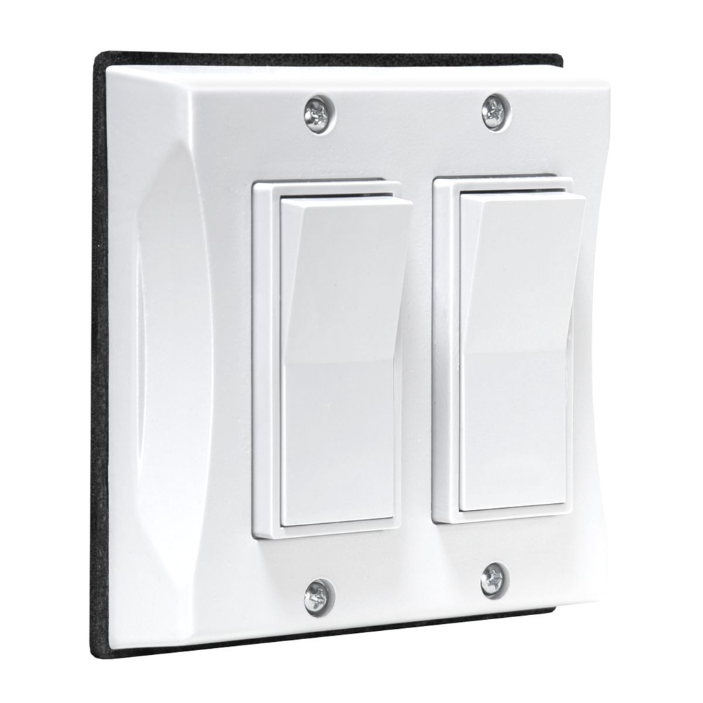 Product image for RACO 5127-1 2G WP DECORATOR COVER -