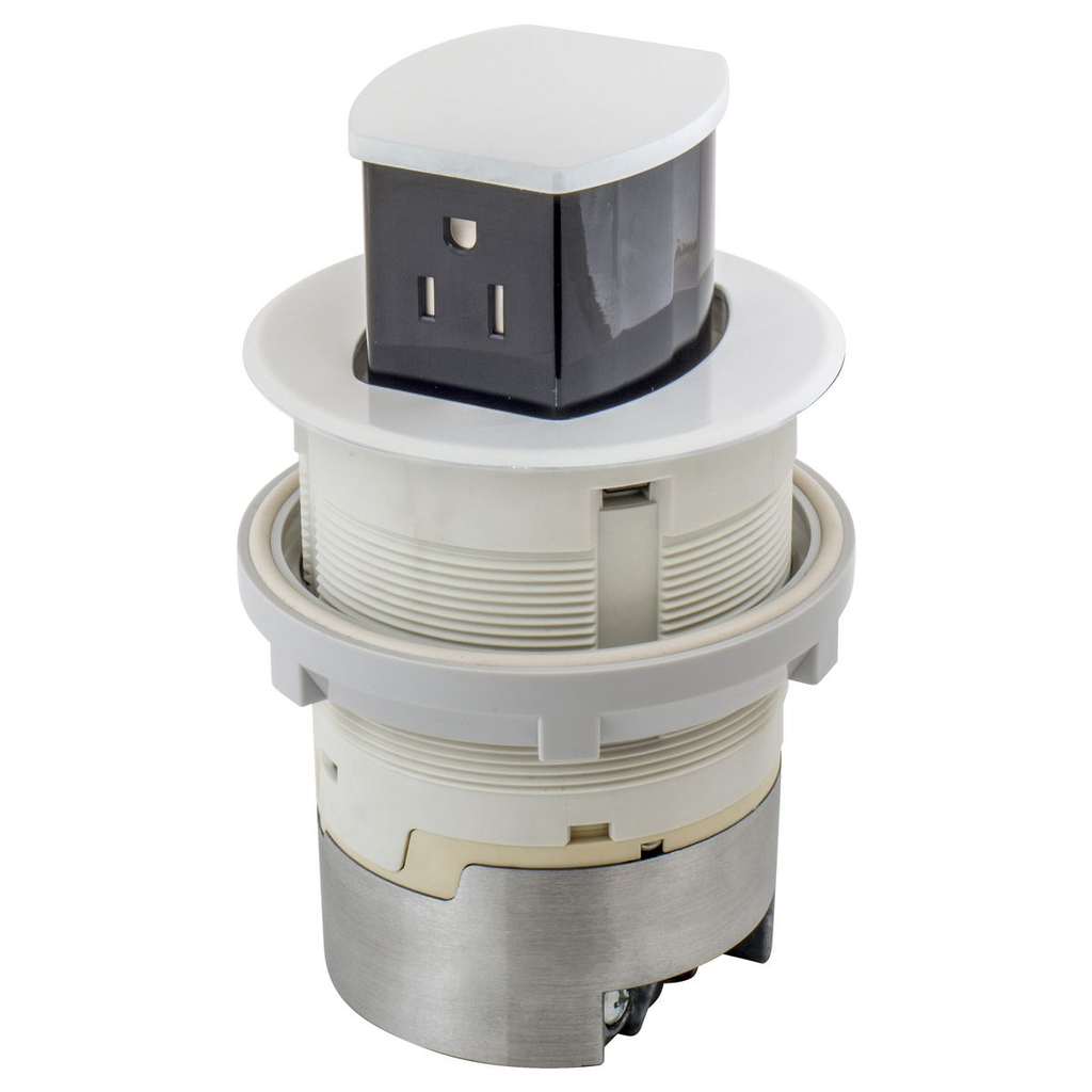 Product image for HWDK RCT200W 15A KIT KTCN CNTR RCPT