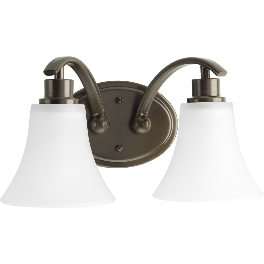 Two-Light Antique Bronze bath light