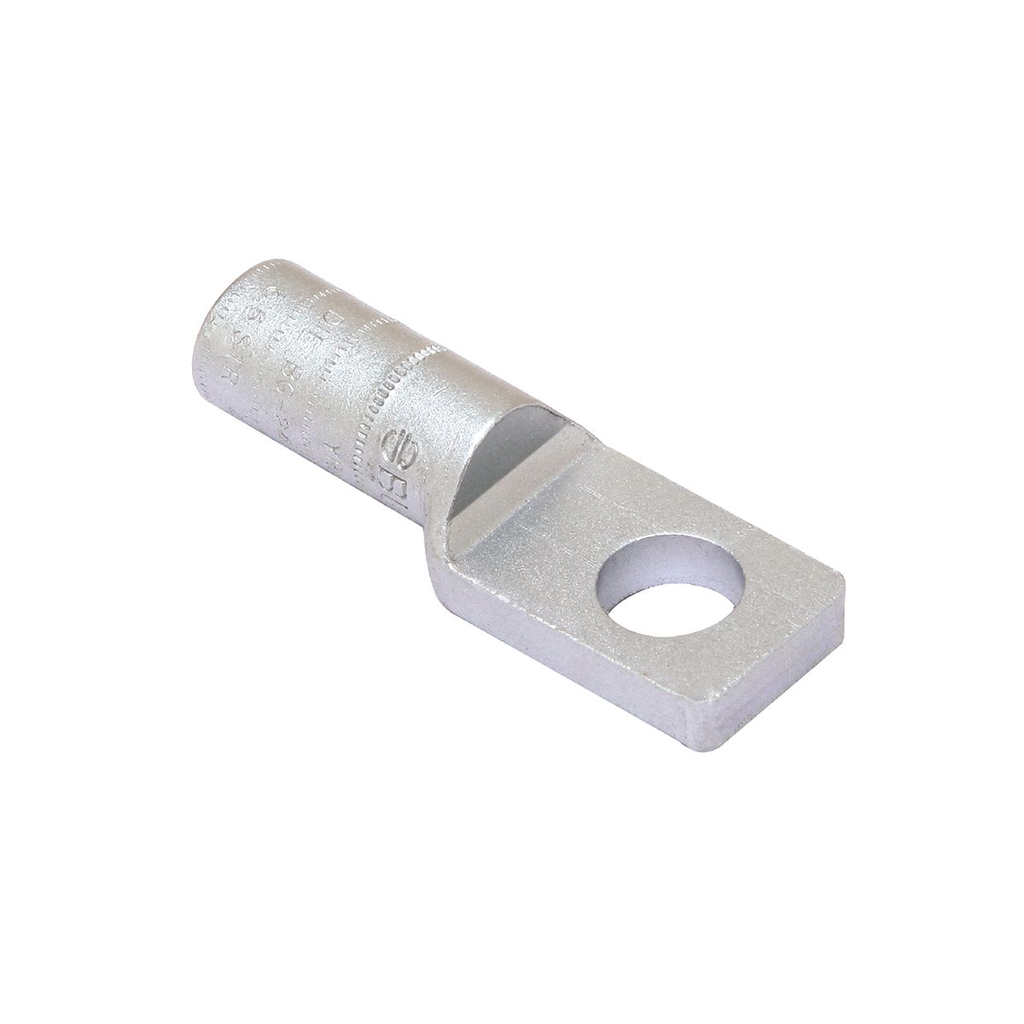 Product image for Burndy YRA25U AL compression lug for joining AL and CU cable to transformer and equipment pads, Prefilled with PENETROX, Barrel Length: 143 IN