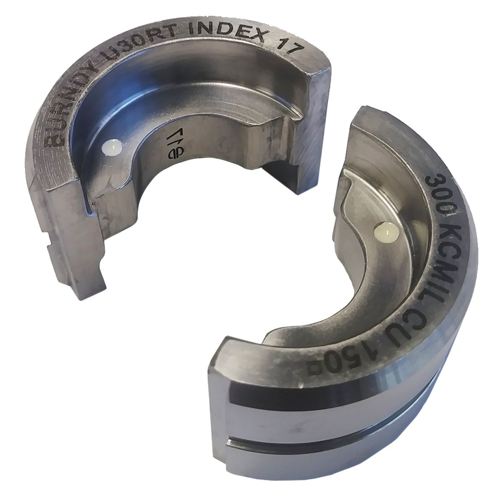 Product image for Burndy U30RT Stainless Steel U Die, White, Index 17