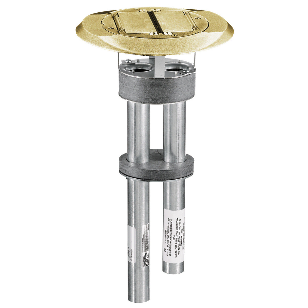 Product image for Hubbell S1PTBRSFRPT, 1 PIECE, 2 STYLE, SYS 1, BRASS