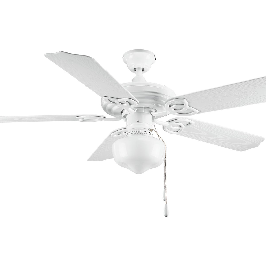 AirPro 52" 5-Blade Indoor/outdoor ceiling fan in White