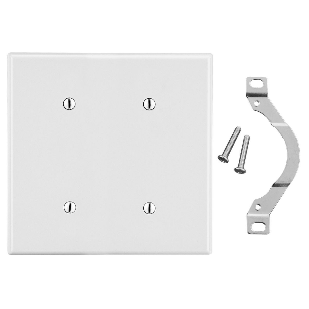 Product image for HPW P24W WALLPLATE, 2-G, 2) STRP MT