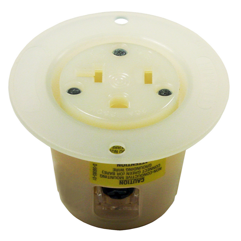Product image for Hubbell HBL5379C 20 Amp 125 Volt 2-Pole 3-Wire NEMA 5-20R Nylon Straight Blade Device Receptacle