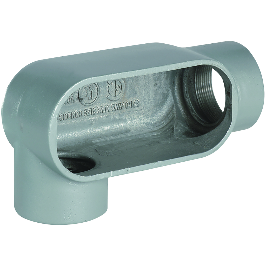 Hubbell Electrical Systems LR107 4 Inch Gray Iron Type LR Conduit Body Product image for Hubbell Electrical Systems LR107 4 Inch Gray Iron Type LR Conduit Body