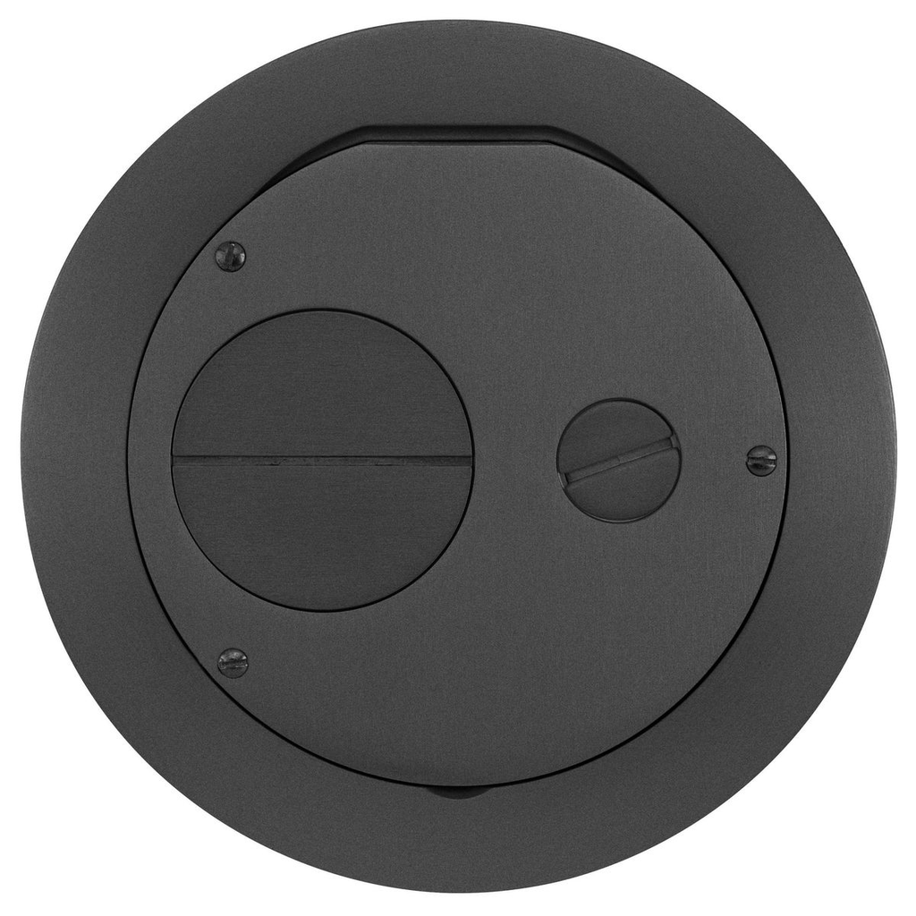 Product image for Hubbell CFBS1R6FFCVRBLKCFB2G ROUND 6 INCH FF COVER, BLACK