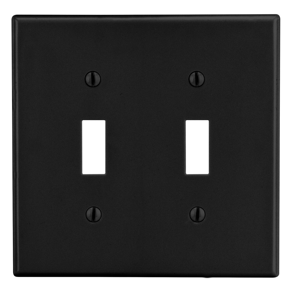 Product image for HWDK P2BK WALLPLATE, 2-G, 2) TOG, B