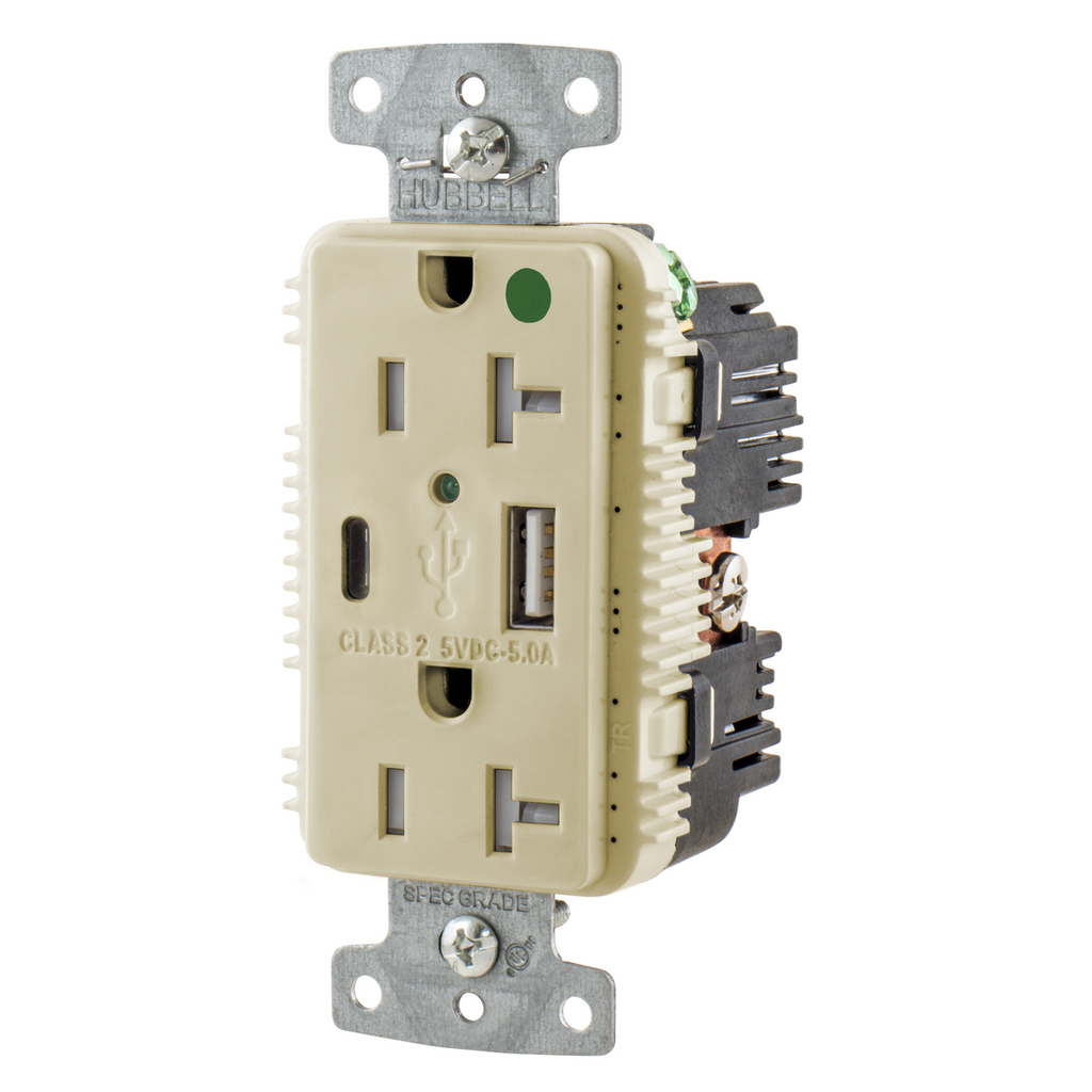 Product image for HWDK USB8300AC5I RCPT HG DUP 20A 12