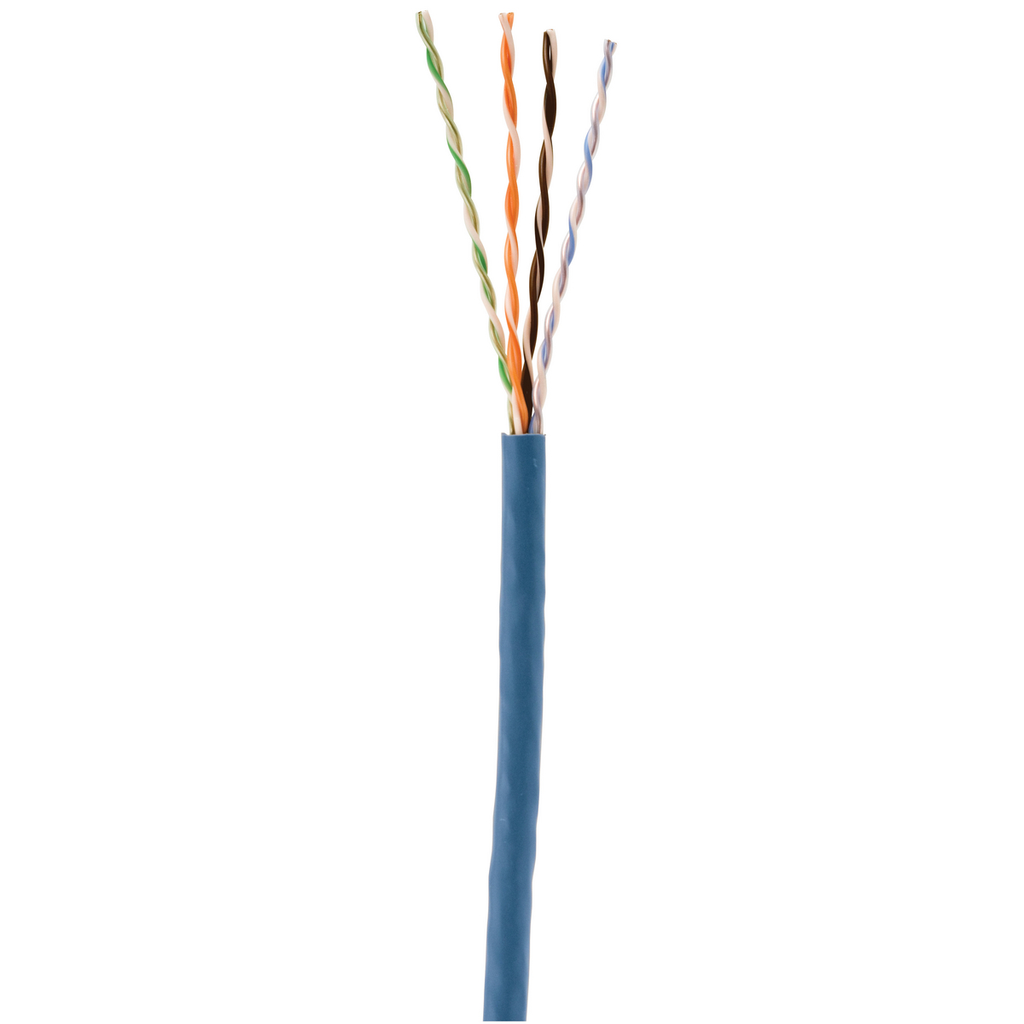 Product image for Hubbell Wiring Devices C6RPEB Premise Wiring Blue Plenum Reelex CAT 6 Cable