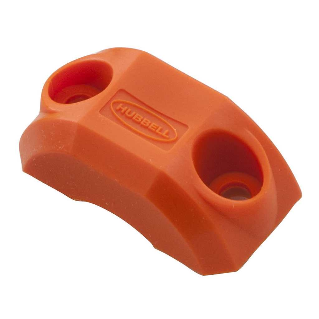 Product image for Hubbell HBLCORDCLAMPOR INSULGRIP SIZE 1 CORD CLAMP ORANGE
