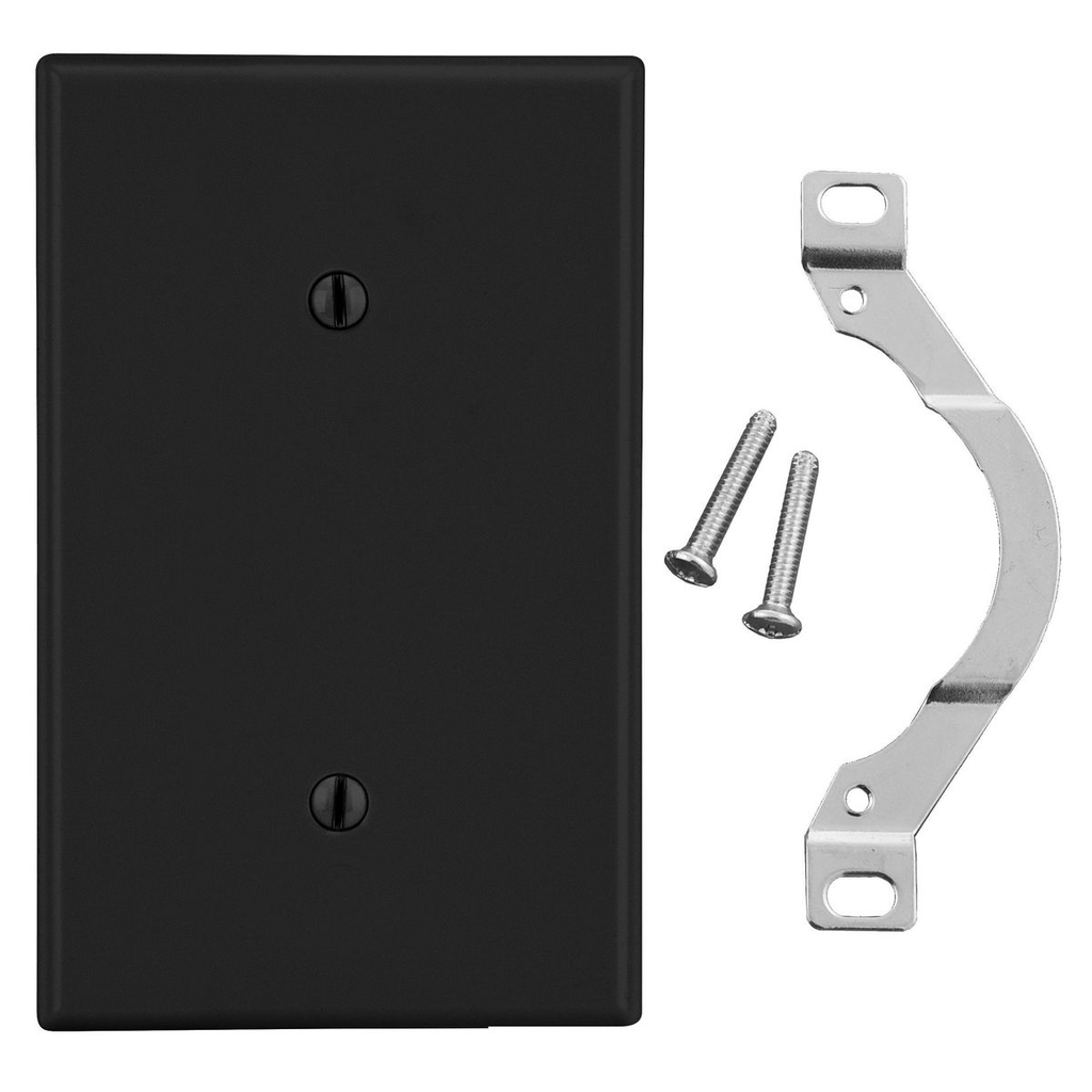 Product image for HWDK P14BK WALLPLATE, 1-G, STRP MT