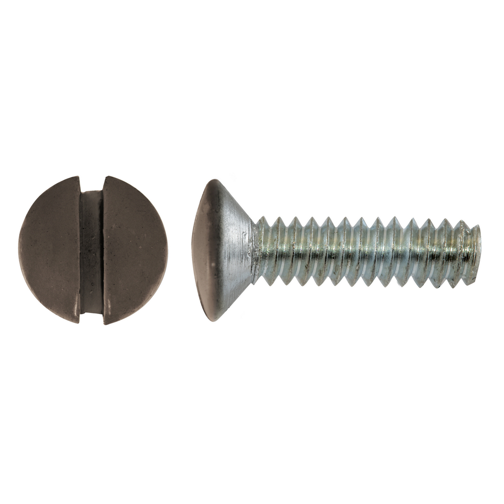 Product image for Hubbell RA12PK100 1/2" Wallplate Screws, Brown (100/Box)