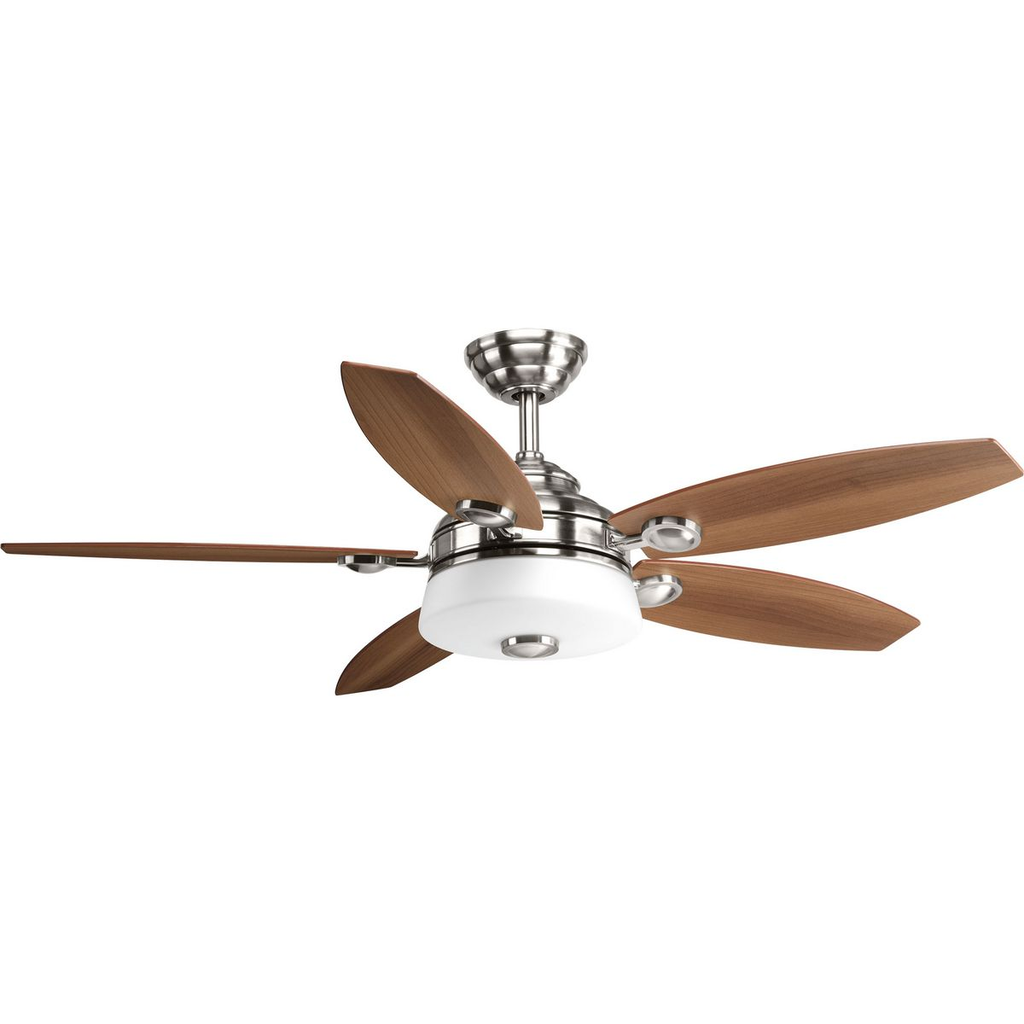 Product image for Progress P2544-0930K Graceful Collection 54" 5 Blade Fan w/ LED Light