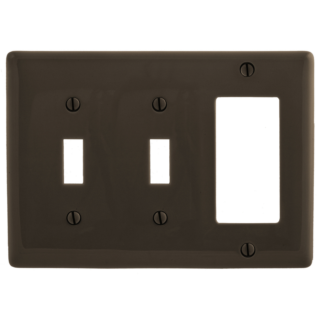 Product image for HWDK NP226 WALLPLATE, 3-G, 2) TOG 1