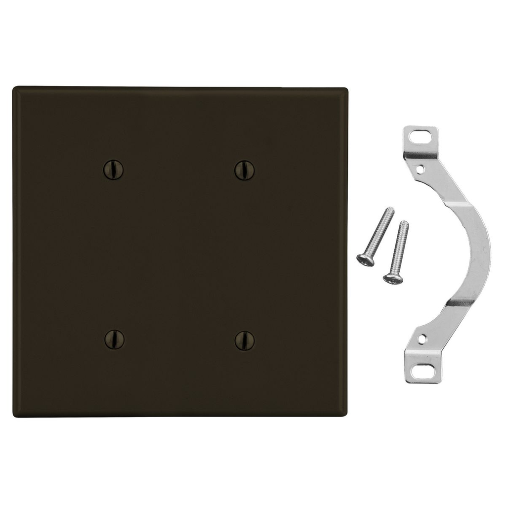 Product image for HPW P24 WALLPLATE, 2-G, 2) STRP MT