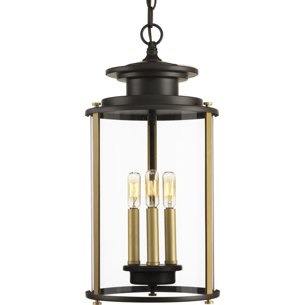 Product image for Progress P550012-020 Squire Collection Three-Light Hanging Lantern