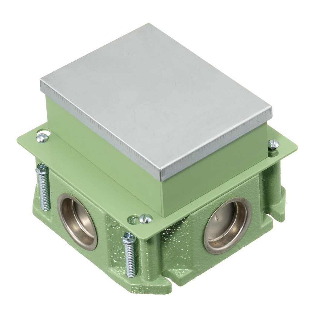 Product image for HWDK FB4133 RECT FLOORBOX, CAST IRO