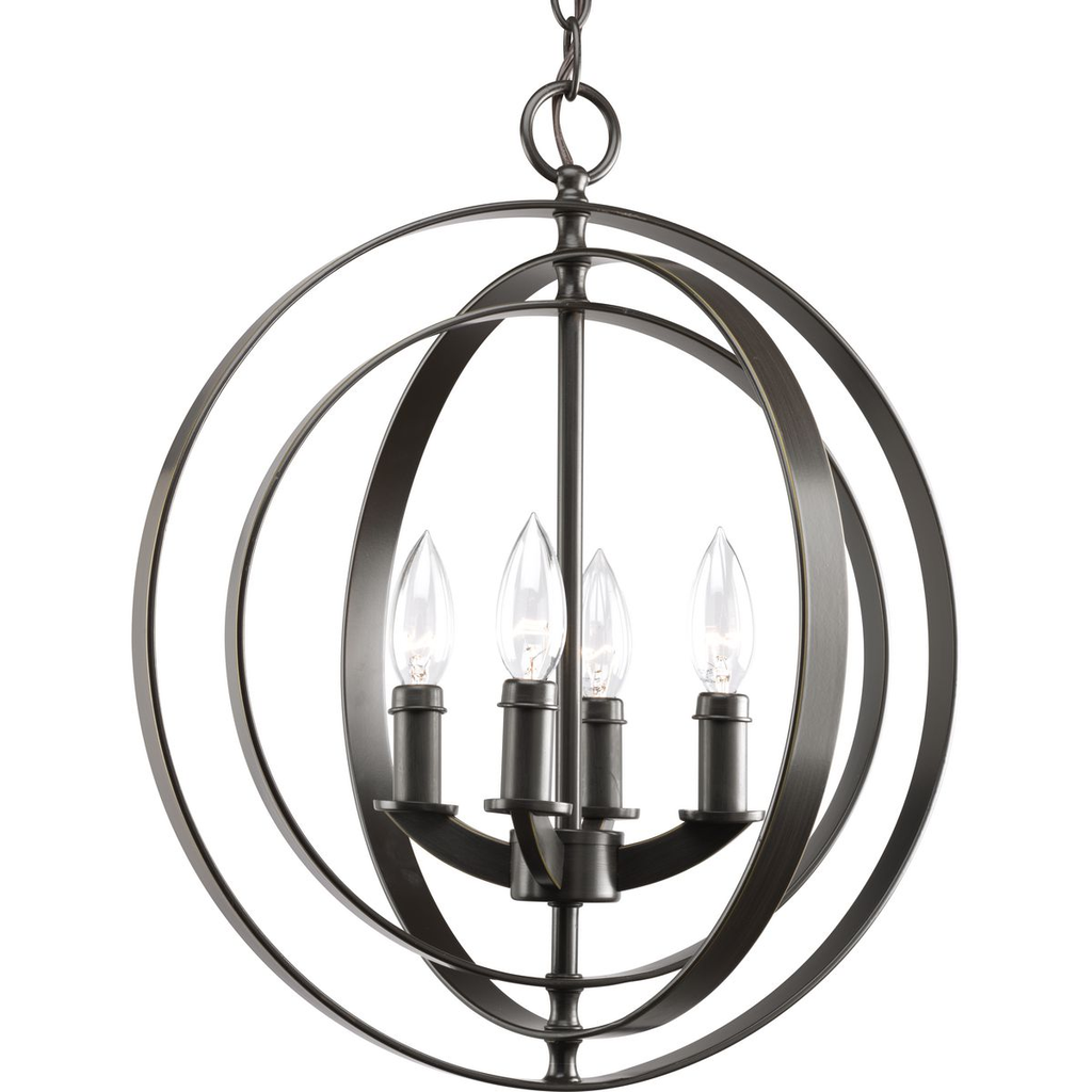 Product image for Progress P3827-20 Equinox Collection Four-Light Foyer Pendant