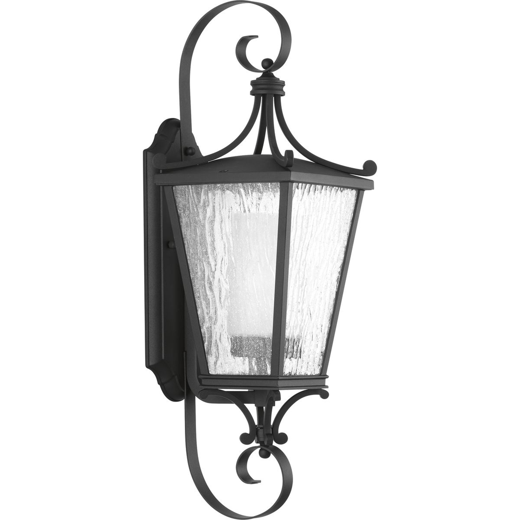 Product image for Progress P6627-31MD Cadence Collection Black One-Light Medium Wall Lantern
