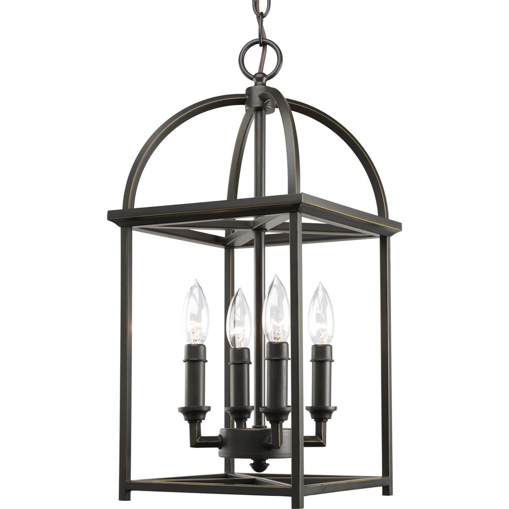 Product image for Progress P3884-20 Piedmont Collection Four-Light Foyer Lantern