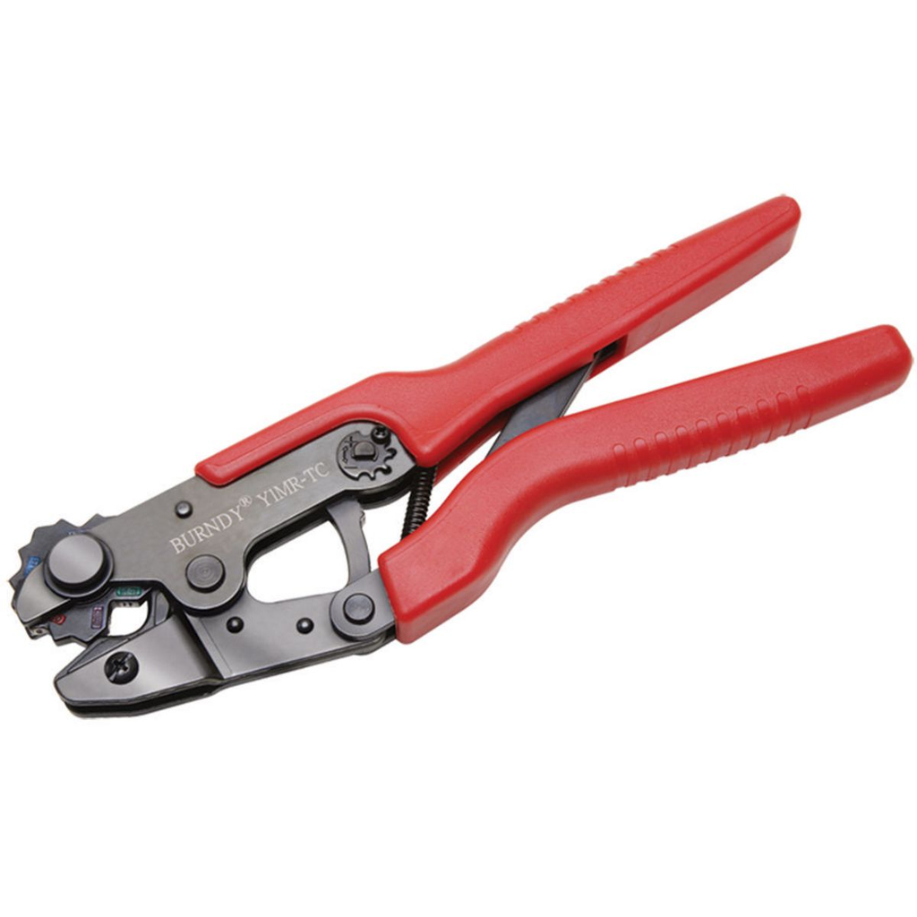 Product image for Burndy Y1MRTC Rotating Die, Full Cycle Ratchet Hand Crimper for #8 AWG - #1 AWG Copper terminals and splices, #14 - #4 AWG Copper Thin-wall C-Taps