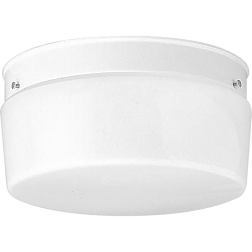 Product image for Progress P3520-30 Two-Light White Glass 10-3/4" Close-to-Ceiling