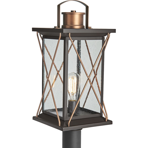 Product image for Progress P540068-020 Barlowe Collection Antique Bronze One-Light Post Lantern