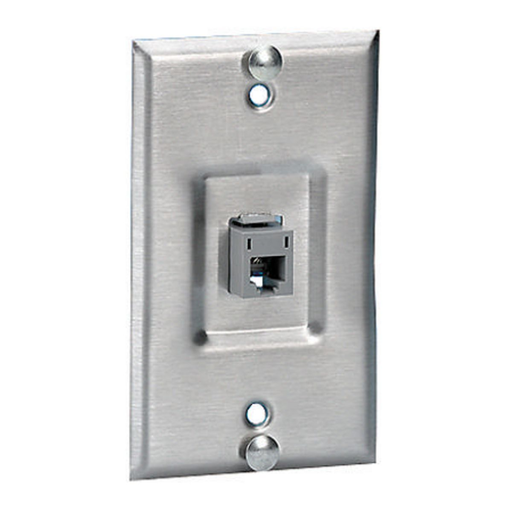 Product image for HPW SPUR PLATE,W-PHONE,USOC,1-G,1PO